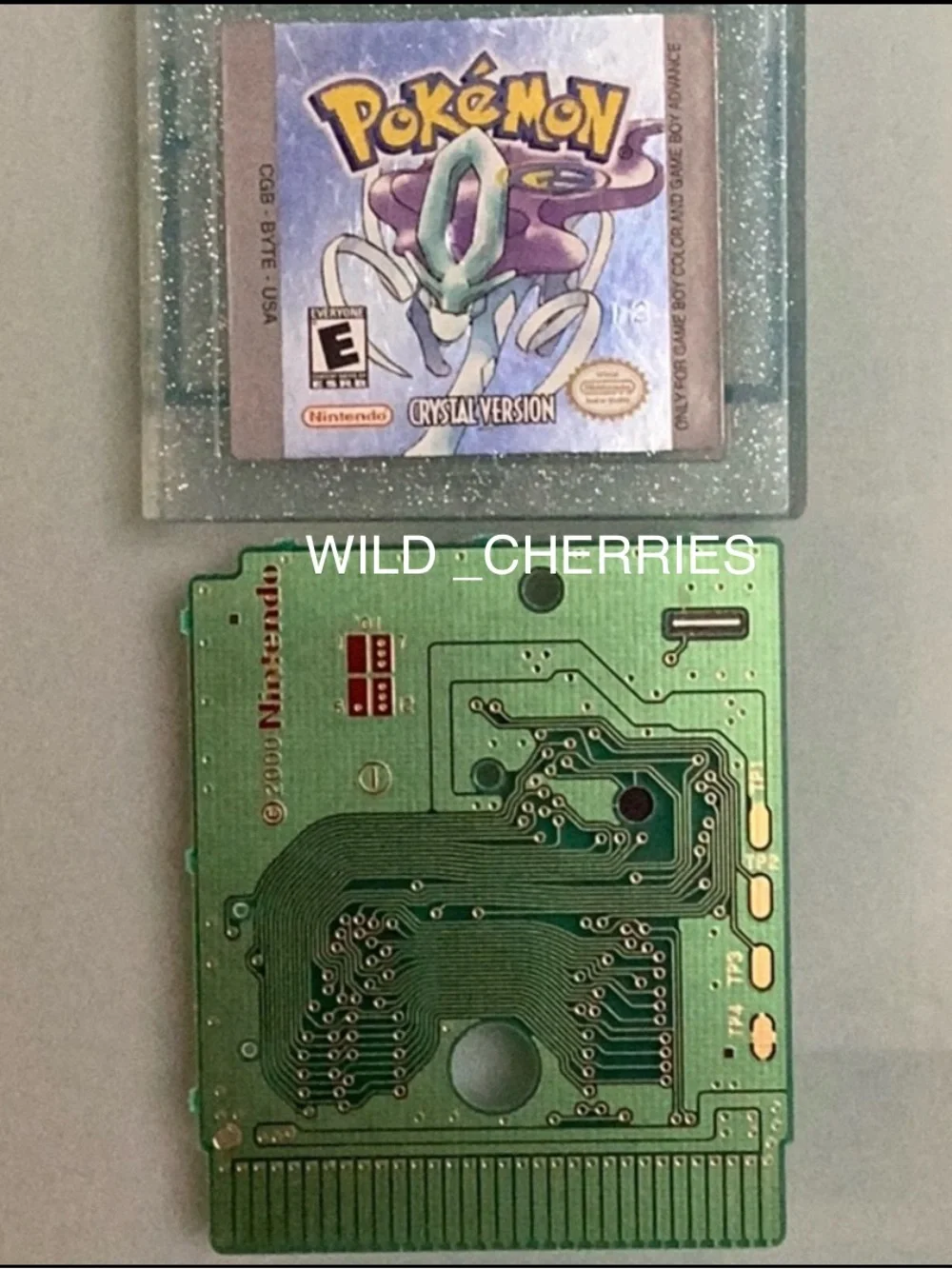 Pokemon Crystal Version Nintendo Gameboy Color Game Boy 2000 Authentic Original